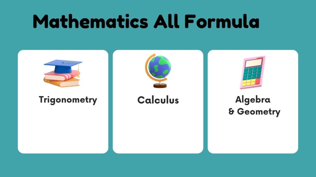 Mathematics all formula